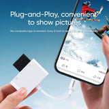 Adapter | 4-i-1 Lightning Kortlæser & USB Adapter til iPhone – SD/TF/USB - DELUXECOVERS.DK