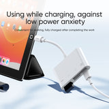 Adapter | 4-i-1 Lightning Kortlæser & USB Adapter til iPhone – SD/TF/USB - DELUXECOVERS.DK