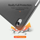 iPad 10.9" (2022) | iPad 11" (2025) / iPad 10.9" (2022) - DUX DUCIS™ Trifold Læder Cover M. Stander - Sort - DELUXECOVERS.DK