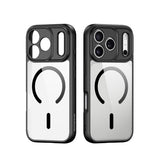 iPhone 18 Pro Max | iPhone 18 Pro Max - DUX DUCIS™ Aimo MagSafe Cover - Sort/Gennemsigtig - DELUXECOVERS.DK