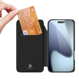 iPhone 17 Pro | iPhone 17 Pro - DUX DUCIS™ Pro Series Flipcover - Sort - DELUXECOVERS.DK
