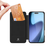 iPhone 17 | iPhone 17 - DUX DUCIS™ Pro Series Flipcover - Sort - DELUXECOVERS.DK