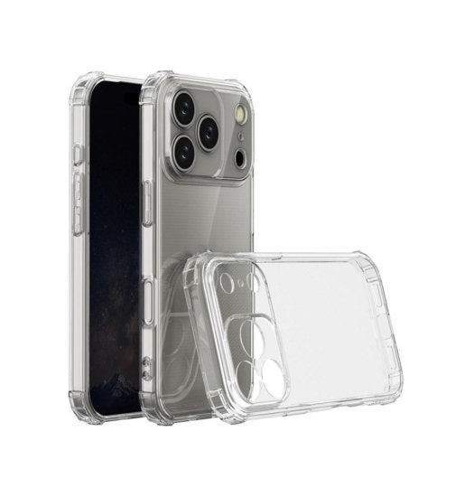 iPhone 17 Pro - imak™ Silent Stöttåligt Silikonskal - Klar