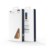 iPhone 17 | iPhone 17 - DUX DUCIS® Ægte Læder Etui M. Kortholder - Brun - DELUXECOVERS.DK