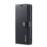 Samsung Galaxy S21 Ultra | Samsung Galaxy S21 Ultra - Vintage 2-i-1 læder etui (aftageligt cover) – Sort – DG.MING™ - DELUXECOVERS.DK
