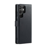 Samsung Galaxy S21 Ultra | Samsung Galaxy S21 Ultra - Vintage 2-i-1 læder etui (aftageligt cover) – Sort – DG.MING™ - DELUXECOVERS.DK