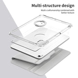 iPad Pro 11" (2018) - Akryl 360° skal m. stativ - Ljusgrå