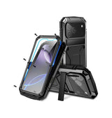 iPhone 18 Pro - R-JUST™ Safeguard Vandtæt 360° Cover - Sort