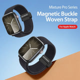 Apple Watch 38-42mm | Apple Watch (38/40/SE/41/42mm) - DUX DUCIS™ Interwoven Nylon Rem - Midnight - DELUXECOVERS.DK