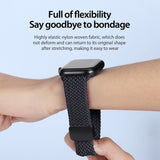 Apple Watch 38-42mm | Apple Watch (38/40/SE/41/42mm) - DUX DUCIS™ Interwoven Nylon Rem - Midnight - DELUXECOVERS.DK