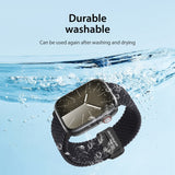 Apple Watch 38-42mm | Apple Watch (38/40/SE/41/42mm) - DUX DUCIS™ Interwoven Nylon Rem - Midnight - DELUXECOVERS.DK