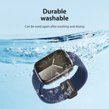 Apple Watch 42-49mm | Apple Watch (42/44/SE/45/46/49mm) - DUX DUCIS™ Interwoven Nylon Rem - Storm Blå - DELUXECOVERS.DK
