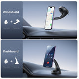Mobilholder Trådløs (QI) | Mobilholder til foruden - MagSafe Kompatibel - Sort - JOYROOM™ - DELUXECOVERS.DK
