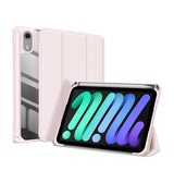 iPad Mini 8 - Dux Ducis™ Mesh Design Trifold Cover - Lyserød
