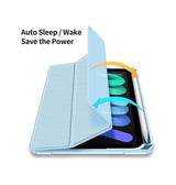 iPad Mini 8 - Dux Ducis™ Mesh Design Trifold Cover - Blå