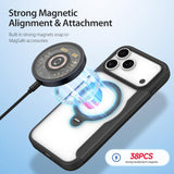 iPhone 17 Pro | iPhone 17 Pro - DUX DUCIS® MagSafe Flip Cover - Kortholder - Sort - DELUXECOVERS.DK