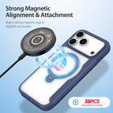 iPhone 17 Pro | iPhone 17 Pro - DUX DUCIS® MagSafe Flip Cover - Kortholder - Blå - DELUXECOVERS.DK
