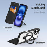 iPhone 17 | iPhone 17 - DUX DUCIS® MagSafe Flip Cover - Kortholder - Sort - DELUXECOVERS.DK