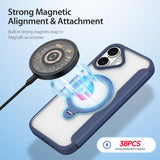 iPhone 17 | iPhone 17 - DUX DUCIS® MagSafe Flip Cover - Kortholder - Blå - DELUXECOVERS.DK