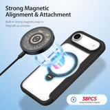 iPhone 17 Air | iPhone 17 Air - DUX DUCIS® MagSafe Flip Cover - Kortholder - Sort - DELUXECOVERS.DK
