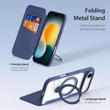 iPhone 17 Air | iPhone 17 Air - DUX DUCIS® MagSafe Flip Cover - Kortholder - Blå - DELUXECOVERS.DK