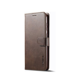 Samsung Galaxy S24 | Samsung Galaxy S24 - LC.IMEEKE™ Læder Cover M. Kortholder - Brun - DELUXECOVERS.DK