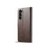 Samsung Galaxy S25 Plus | Samsung Galaxy S25 Plus - LC.IMEEKE™ Læder Cover M. Kortholder - Brun - DELUXECOVERS.DK