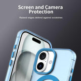 iPhone 17 | iPhone 17 - DeLX™ Frosted Cover m. MagSafe - Blå - DELUXECOVERS.DK