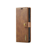 Samsung Galaxy S26 Ultra - Vintage 2-i-1 læder etui (aftageligt cover) – Brun – DG.MING™
