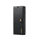 Samsung Galaxy S26 Ultra | Samsung Galaxy S26 Ultra - Vintage 2-i-1 läderfodral (avtagbart skal) – Svart – DG.MING™ - DELUXECOVERS.SE