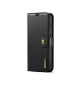 Samsung Galaxy S26 Plus | Samsung Galaxy S26+ - Vintage 2-i-1 läderfodral (avtagbart skal) – Svart – DG.MING™ - DELUXECOVERS.SE