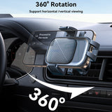 Mobilhållare | Mobilhållare för bilfläkt – 360° – Svart – JOYROOM™ - DELUXECOVERS.SE