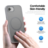 iPhone 17e / 16e | iPhone 17e / 16e - DUX DUCIS™ MagSafe Silikone Cover - Grå - DELUXECOVERS.DK