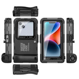 iPhone 17 Pro Max | iPhone 17 Pro Max - RedPepper® Signature Vandtæt Dykkeretui – Sort - DELUXECOVERS.DK
