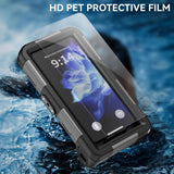 iPhone 17 Pro Max | iPhone 17 Pro Max - RedPepper® Signature Vandtæt Dykkeretui – Sort - DELUXECOVERS.DK