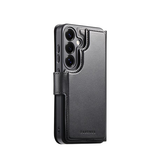 Samsung Galaxy S25 | Samsung Galaxy S25 - CaseNeo™ 2-i-1 MagSafe Læder Cover M. Kortholder - Sort - DELUXECOVERS.DK