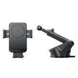 Mobilholder Trådløs (QI) | JOYROOM™ - Trådløs Mobilholder – 15W Hurtig Opladning - Sort - DELUXECOVERS.DK