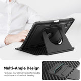 iPad Pro 11 (2024) | iPad Pro 11" (2024/2025) - ArmorCase™ Full Håndværker - Sort - DELUXECOVERS.DK
