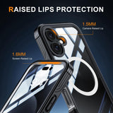 iPhone 17 | iPhone 17 - ToughCase Hybrid-X Håndværker Cover - Sort - DELUXECOVERS.DK
