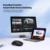 Mus | DUX DUCIS® | Ergonomisk 2.4GHz Trådløs Mus - Sort - DELUXECOVERS.DK