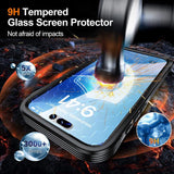 iPhone 17 Pro Max | iPhone 17 Pro Max - ToughCase Hybrid-X Håndværker Cover - Sort - DELUXECOVERS.DK