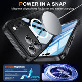 iPhone 17 Pro Max | iPhone 17 Pro Max - ToughCase Hybrid-X Håndværker Cover - Sort - DELUXECOVERS.DK