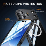 iPhone 17 Pro Max | iPhone 17 Pro Max - ToughCase Hybrid-X Håndværker Cover - Sort - DELUXECOVERS.DK