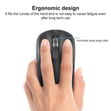 Mus | ZGA® | Ergonomisk BT 5.0 Mus | 2.4GHz Trådløs Mus - Sort - DELUXECOVERS.DK