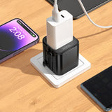 Rejse Adapter | Global Rejse Adapter til 200+ lande og territorier - hoco™ - DELUXECOVERS.DK