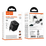 Rejse Adapter | Global Rejse Adapter til 200+ lande og territorier - hoco™ - DELUXECOVERS.DK