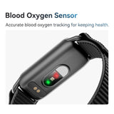 SmartWatch | Smart Aktivitetsarmbånd TFT-skærm og Pulsmåling - Runmefit App - Grå - DELUXECOVERS.DK