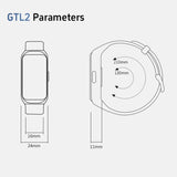 SmartWatch | Fitnessur IP68 med Pulsmåling – 7–10 Dages Batteri – Sort – Tracka™ - DELUXECOVERS.DK