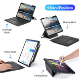 iPad Pro 12,9 (2018) | iPad Pro 12.9" (2018) - Bluetooth tastatur-cover – Sort – DUX DUCIS™ - DELUXECOVERS.DK