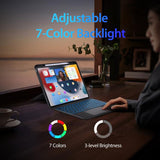 iPad Pro 12,9 (2020) | iPad Pro 12.9" (2020) - Bluetooth tastatur-cover – Sort – DUX DUCIS™ - DELUXECOVERS.DK
